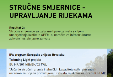 Stručne smjernice - Upravljanje rijekama